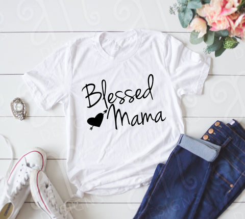 Blessed Mama, Blessed Mama svg, Mama svg, Mothers Day svg