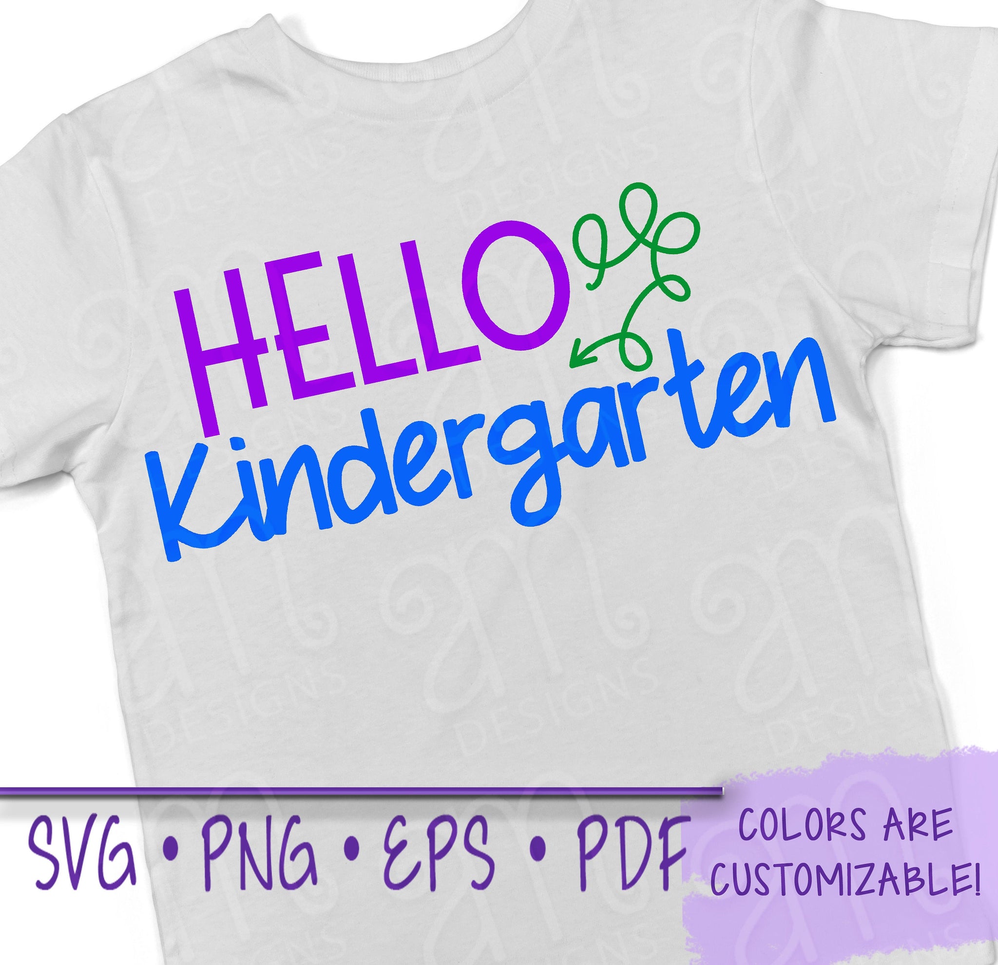 Back to School SVG Hello Kindergarten Back to school shirt kindergarten shirt kindergarten svg svg svg files for cricut hello svg