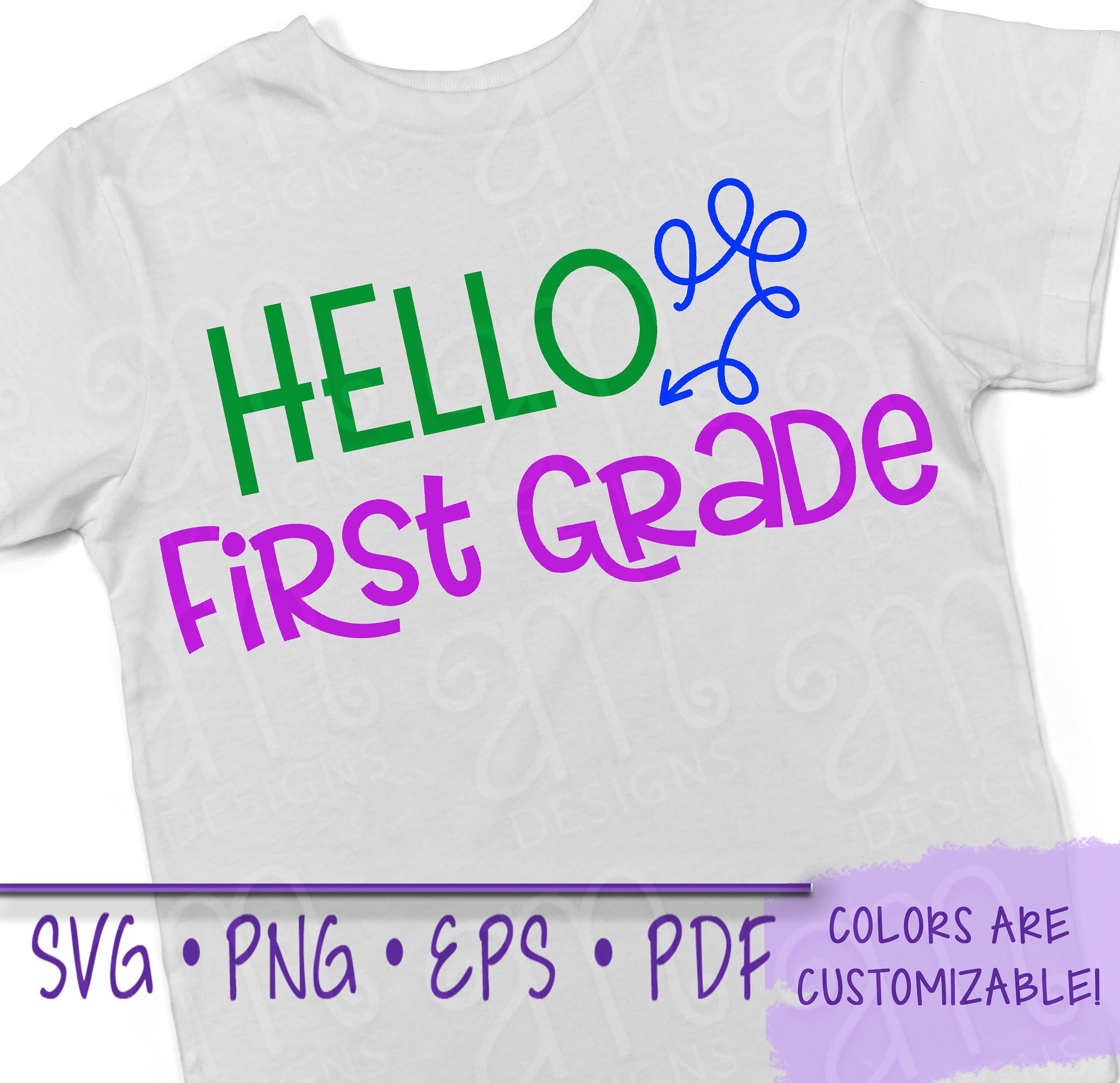 Back to School, First Day of School, Back to School SVG, First Grade SVG, back to school png, first grade