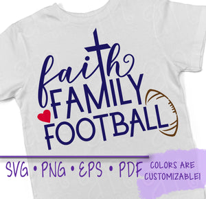 Faith Family Football Svg, Football Svgs, Sport svg, Faith Family Football, Faith Svg, Faith shirt, family shirts, Football, family svg, svg