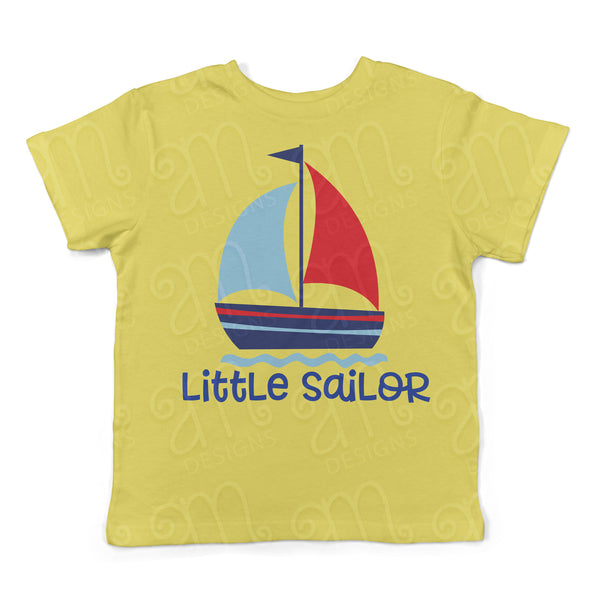 Little Sailor Svg, Little Sailor, Baby boy onesie, baby gift, nautical svg, svg file for cricut, sailor svg, svg, svg designs, sail boat svg