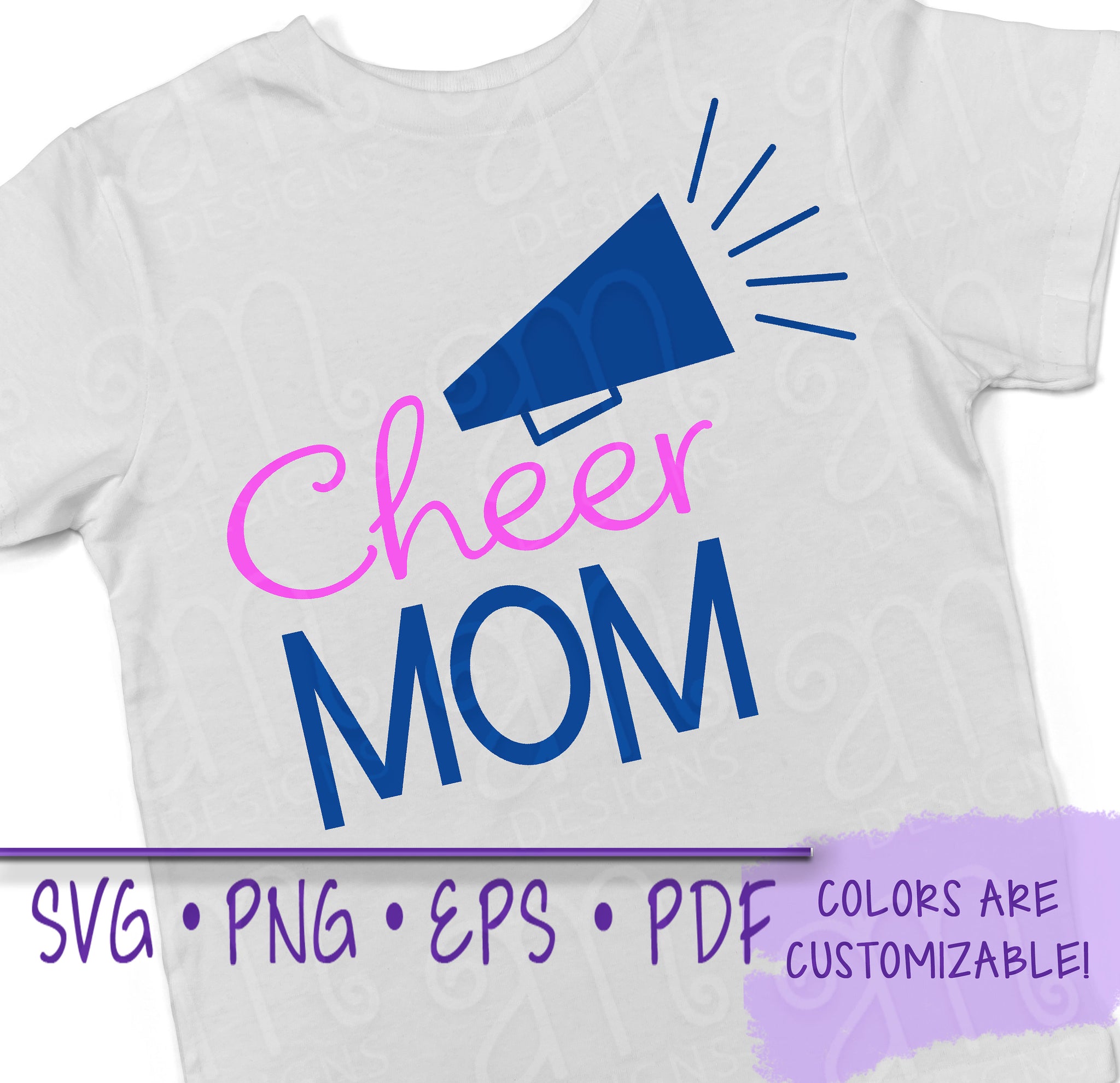 Cheer Mom svg, Cheer Mom Shirt, Shirt for Mom, Gift for Her, Cheer Mom SVG Files, Cheer Mom Decal, Sports Mom, Megaphone svg, cheerleading