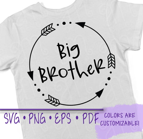 Big Brother svg, Big Bro, SVG, svg for big brother, svg files for cricut