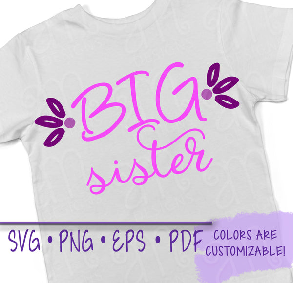 Big Sister Shirt, Big Sister Svg, Big sister gift, sister gift, sister, sister svg