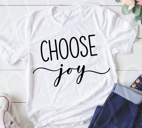 choose joy svg, sayings svg, png, instant download, inspire svg, inspirational svg, cut file for cricut, choose joy, joy svg