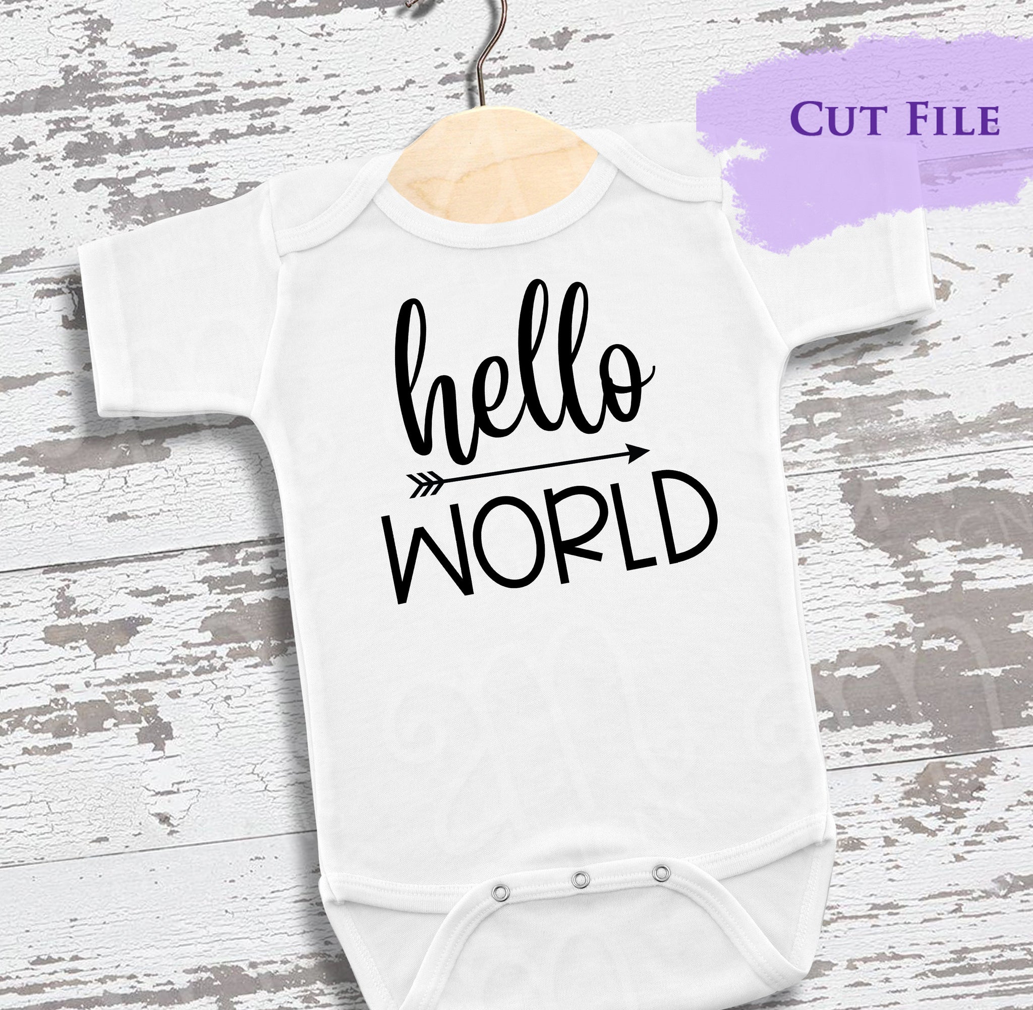 hello world svg, new baby svg