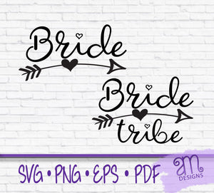 Bride Tribe, Bride Tribe SVG, Bridesmaid SVG, svg bundle, Bridesmaid, Bridesmaids, Bachelorette Party, Bride Gift, Gift for Her, SVG