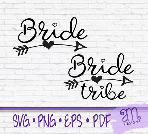 Bride Tribe, Bride Tribe SVG, Bridesmaid SVG, svg bundle, Bridesmaid, Bridesmaids, Bachelorette Party, Bride Gift, Gift for Her, SVG