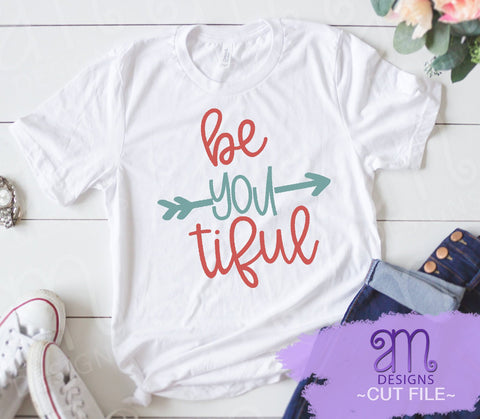 be you tiful svg, be you, svg, cut file for cricut, beautiful svg, motivational quote svg, sayings svg, svg designs, be you tiful