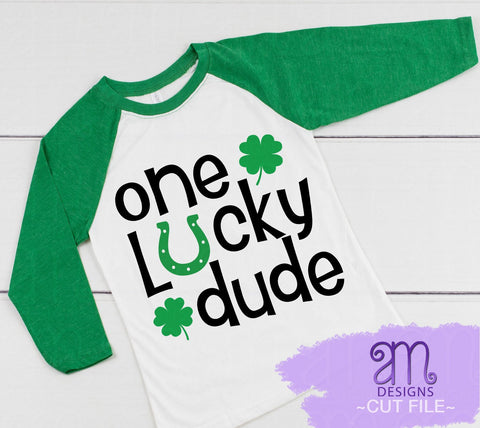 st patricks day, one lucky dude, lucky svg, st patricks day svg, st patricks svg