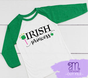 Irish Princess SVG, St Patricks Day