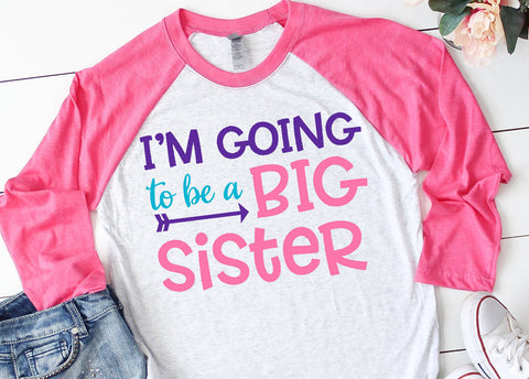 Big sister, big sister svg, baby announcement svg, pregnancy announcement, svg, sister svg, announcement svg, going to be a big sister