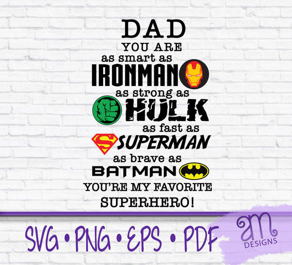 fathers day, dad you are superhero, svg for dad