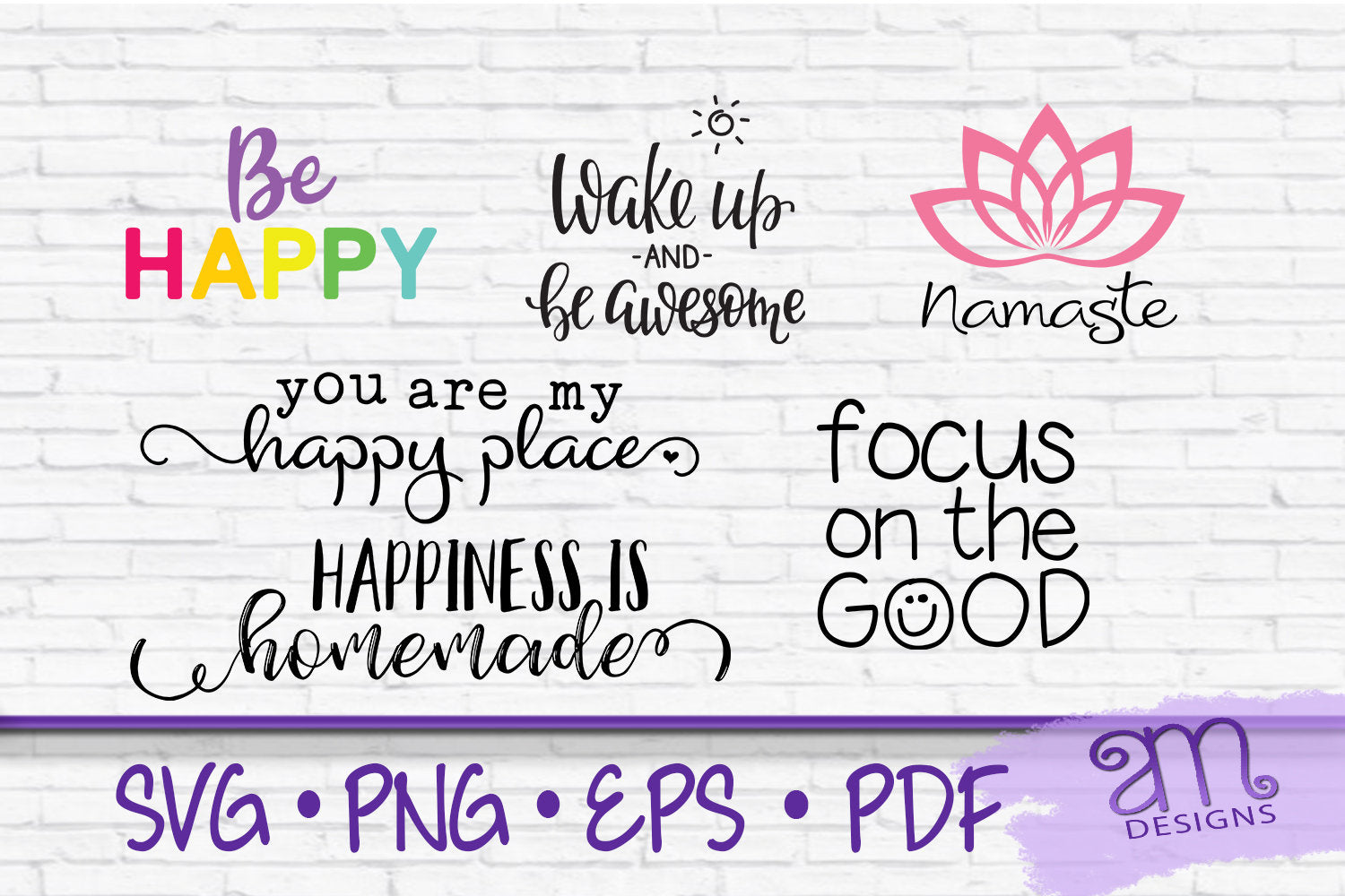 Happiness svg bundle, Happiness svg, happy svg bundle, be happy svg, focus on the good, svg bundles, happy svg file, happy cut files