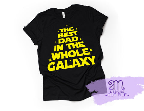 fathers day svg, fathers day gift svg, best dad in galaxy svg