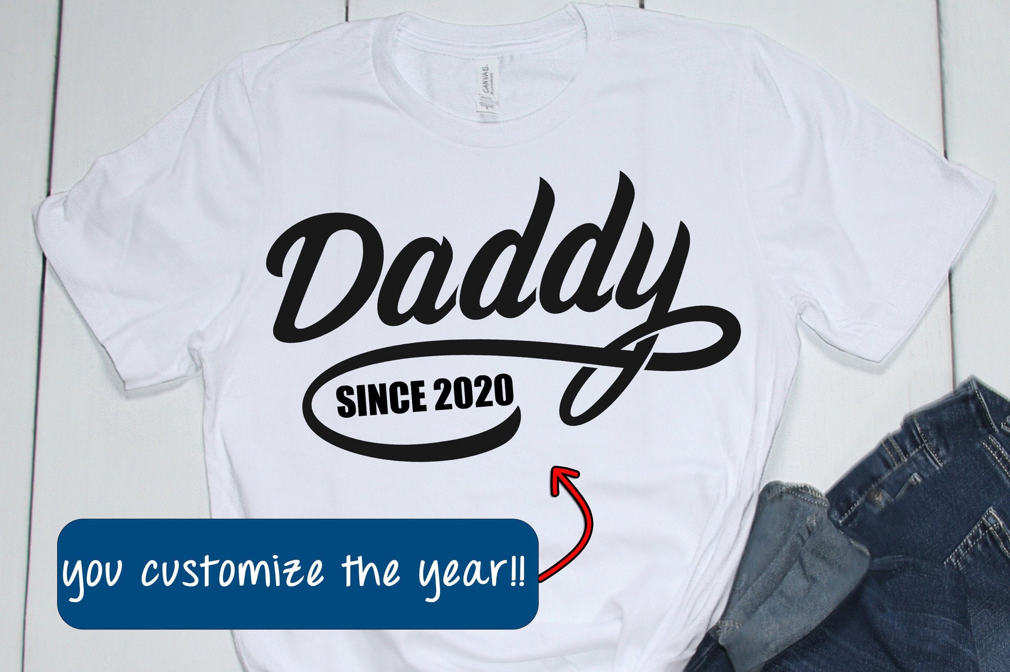Fathers Day SVG, New Dad Svg, Daddy Since Svg, New Dad, Gift for Him, Dad svg, New Daddy, First fathers day