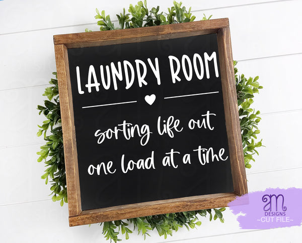 Laundry Room Svg, Sorting life one load SVG, One Load at a Time, sorting life one load, svg for laundry room