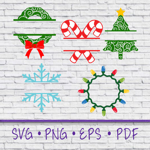 Christmas Monogram Frame, Monogram Svgs, Monogram Frame Bundle, SVG bundle, Name Frames Svg  Christmas SVG Bundle,  svg bundle for Christmas